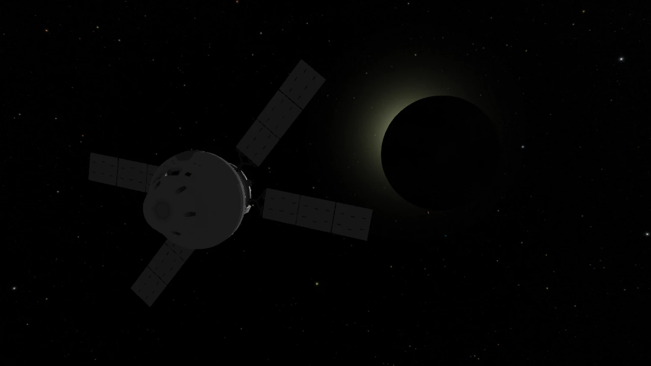 artemis_eclipse Solar eclipse from Artemis II