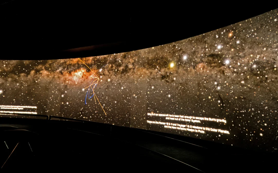 Infinite Zoom: a new immersive OpenSpace exhibit for the McNair-Davis Planetarium